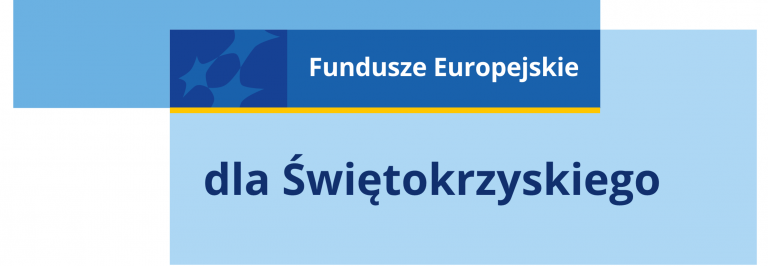 Fundusze europejskie dla świętokrzyskiego logo