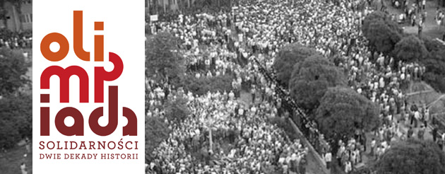 Plakat Reklamujący Olimpiadę Solidarności