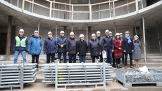 Samorządowcy Zapoznali Się Z Postępem Prac Na Budowie Teatru (2)