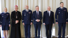 Biskup Jan Piotrowski, Komendant Policji, Wojewoda, Marek Jońca Członek Zarządu