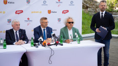 Bogdan Wenta, Andrzej Bętkowski, Andrzj Mochoń Podczas Konferencji