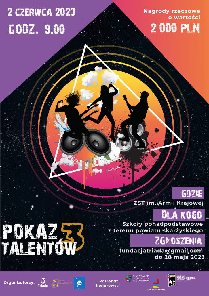 Plakat Pokaz Talentów