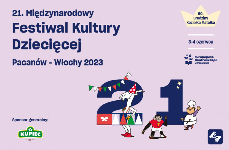 Plakat Promujący 21 Festiwal Z Wizerunkiem Koziołka Matołka