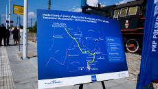 Plansza Pokazująca Mapę Linii Kolejowych