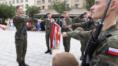 Uroczysta przysięga wojskowa Świętokrzyskiej Brygady Obrony Terytorialnej