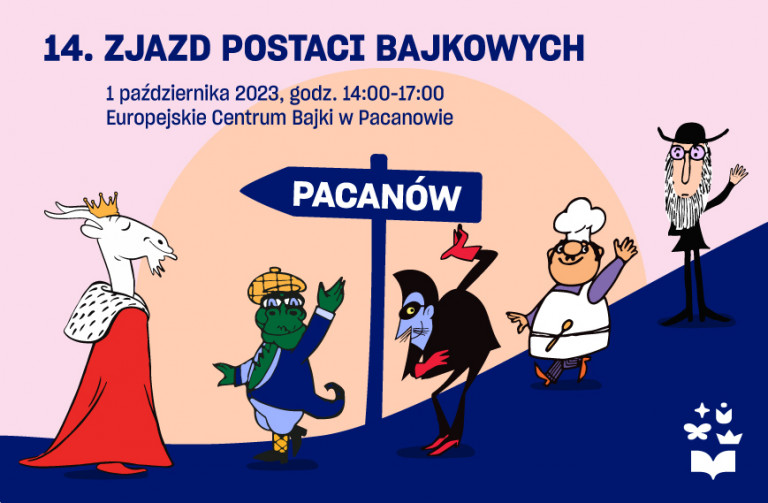 Plakat Reklamujący 14 Zjazd Postaci Bajkowych