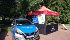 Policja I Namiot W Parku