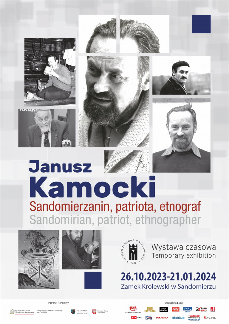Wystawa Czasowa Janusz Kamocki Sandomierzanin, Patriota, Etnograf Plakat