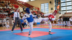 Walka Podczas Olimpiady Taekwondo
