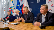 Maciej Grzeszczak, Andrzej Bętkowski, Tomasz Jamka I Dyrektor Konsorcjum Firm