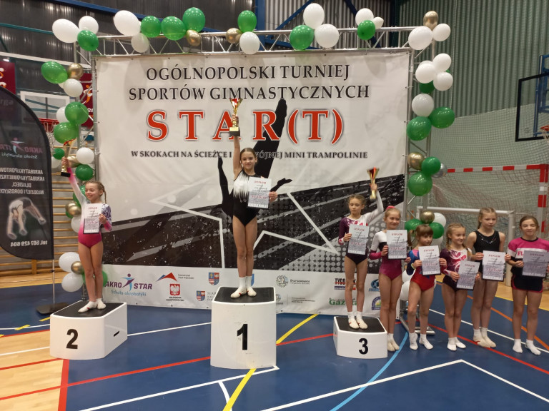 Podium Skok Na PodwÓjnej Mini Trampolinie Klasa MŁodzieŻowa