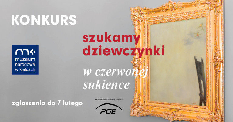 Dziewczynka W Czerwonej Sukience Konkurs Muzeum