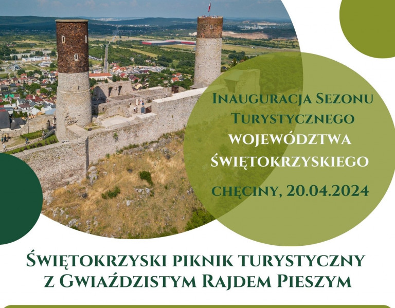 Plakat imprezy zamek w Chęcinach