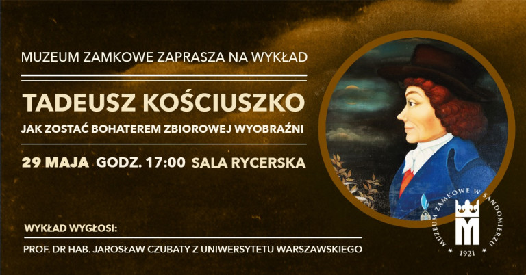 Portret Tadeusza Kościuszki I Napis Z Tytułem Wystawy