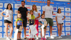 Ceremonia dekoracji zwycięzców 16. Mini Wyścig Solidarności