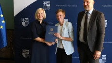Marszałek Renata Janik, Wicemarszałek Grzegorz Socha, Prezydent Agata Wojda