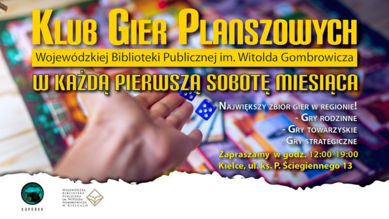 Plakat Klub Gier Planszowych
