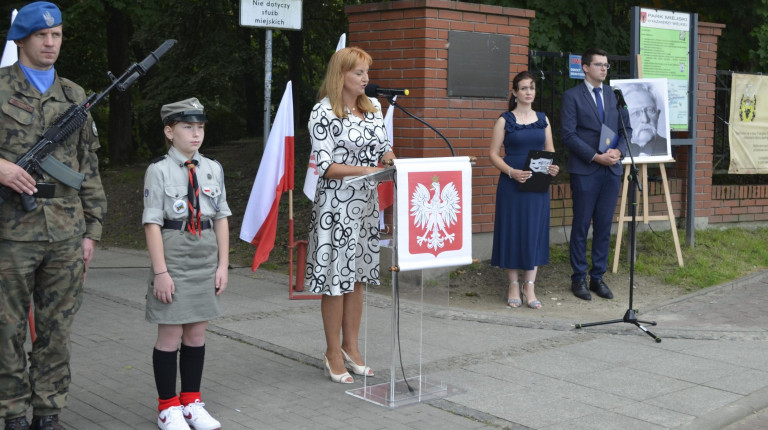 Kazimierza Wielka Odsłonięcie Tablicy Pamiątkowej Leona Łubieńskiego 1