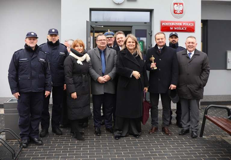 Otwarcie nowego posterunku policji w Wiślicy