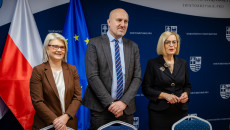 Katarzyna Kubicka, Wicemarszałek Grzegorz Socha, Marszałek Renata Janik