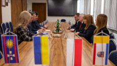 Wizyta delegacji z Winnickiej Rady Obwodowej w Urzędzie Marszałkowskim w Kielcach