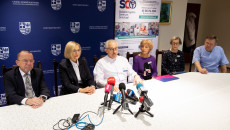Uczestnicy konferencji prasowej w ŚCO.2