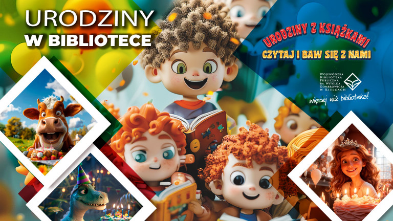 Grafika Urodziny W Bibliotece