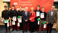 Platynowe Indeksy Politechniki Świętokrzyskiej wręczała Renata Janik