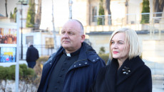 marszałek Renata Janik, ksiądz Krzysztof Banasik