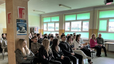 Młodzieżowego Sejmiku spotkania o Unii Europejskiej. Spotkanie w Zespole Szkół Zawodowych im. S, Staszica w Pińczowie .3