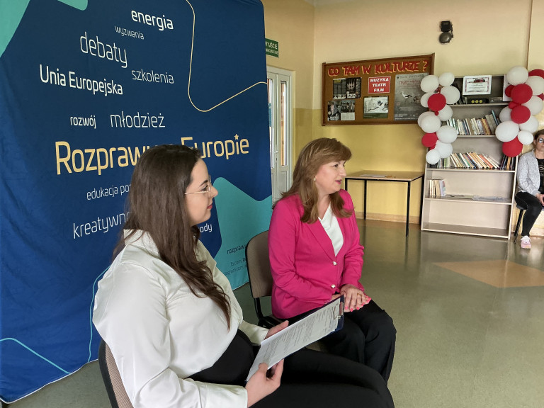 Młodzieżowego Sejmiku spotkania o Unii Europejskiej. Spotkanie w Zespole Szkół Zawodowych im. S, Staszica w Pińczowie.1
