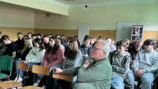 Młodzieżowego Sejmiku spotkania o Unii Europejskiej. Spotkanie w Zespole Szkół Zawodowych im. S, Staszica w Pińczowie.