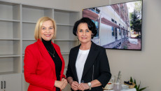 marszałek Renata Janik, dyrektor ROPS Elżbieta Korus