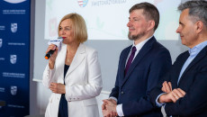 goście, w gronie marszałek Renata Janik