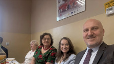 Grzegorz Socha w Muzeum Regionalnym w Świniarach Starych