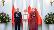 uroczystość rozstrzygnięcia konkursu Razem dla Seniorów z udziałem marszałek Renaty Janik i małżonki prezydenta Agaty Dudy