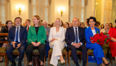 uroczystość rozstrzygnięcia konkursu Razem dla Seniorów z udziałem marszałek Renaty Janik i małżonki prezydenta Agaty Dudy