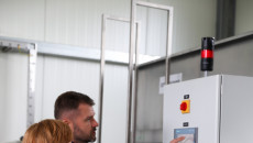 otwarcie oczyszczalni ścieków w Tuczępach z udziałem członek Zarządu Anity Koniusz