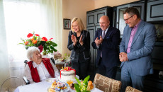 Z serdecznymi życzeniami u stuletniej Teodozji Kasowskiej