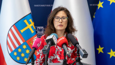 Konferencja prasowa wicemarszałka Grzegorza Sochy w sprawie likwidacji tzw. kopciuchów.