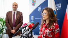 Konferencja prasowa wicemarszałka Grzegorza Sochy w sprawie likwidacji tzw. kopciuchów.