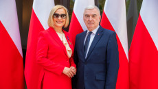 Marszałek Renata Janik i przewodniczący Sejmiku Andrzej Bętkowski