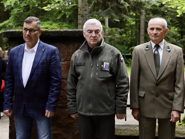 przewodniczący Andrzej Bętkowski w gronie gości