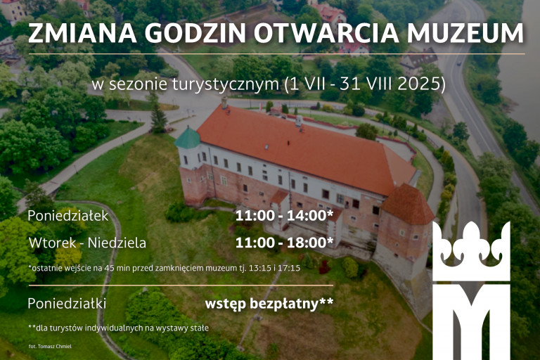 Godziny Otwarcia Muzeum Zamkowego W Okresie Od 1.07 31.08.2025
