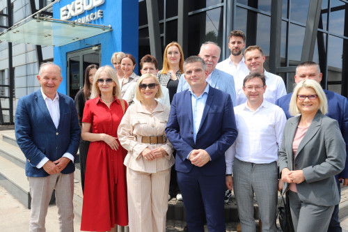 wizyta studyjna ww firmie Exbud-Konstrukcje