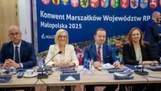 Konwent Marszałków Województw - prezydencja Województwa Małopolskiego, II posiedzenie w Szczawnicy, z udziałem marszałek Renaty Janik.
