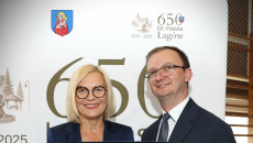 marszałek Renata Janik i burmistrz Łagowa
