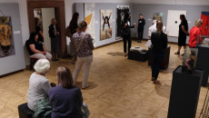 oprowadzanie kuratorskie po wystawie w muzeum w Sandomierzu