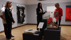 oprowadzanie kuratorskie po wystawie w muzeum w Sandomierzu