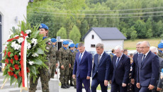 uroczystości w Mauzoleum Martyrologii Wsi Polskich w Michniowie